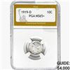 Image 1 : 1919-D Mercury Silver Dime PGA MS65+