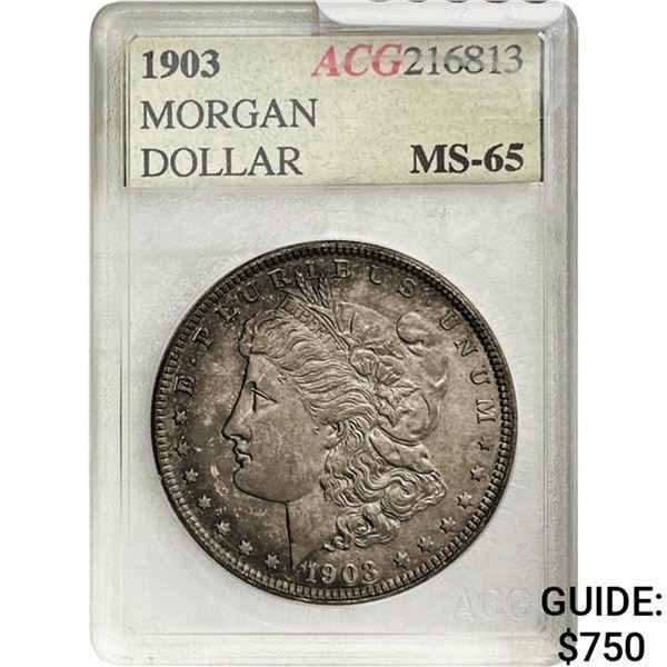 1903 Morgan Dollar ACG MS-65 MS65