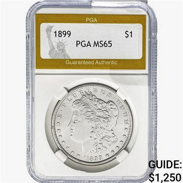 1899 Morgan Silver Dollar PGA MS65