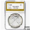 Image 1 : 1989 $1 ASE 1 OZ PGA MS70