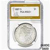 1887-S Morgan Silver Dollar PGA MS63+