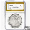 1883-S Morgan Silver Dollar PGA MS63