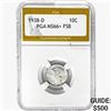 1938-D Mercury Silver Dime PGA MS66+ FSB