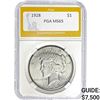 1928 Peace Dollar PGA MS65 MS65