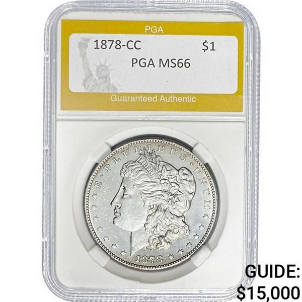 1878-CC Morgan Dollar PGA MS66 MS66