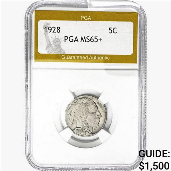 1928 Buffalo Nickel PGA MS65+