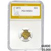 Image 1 : 1872 Gold Dollar PGA MS65+ MS65+