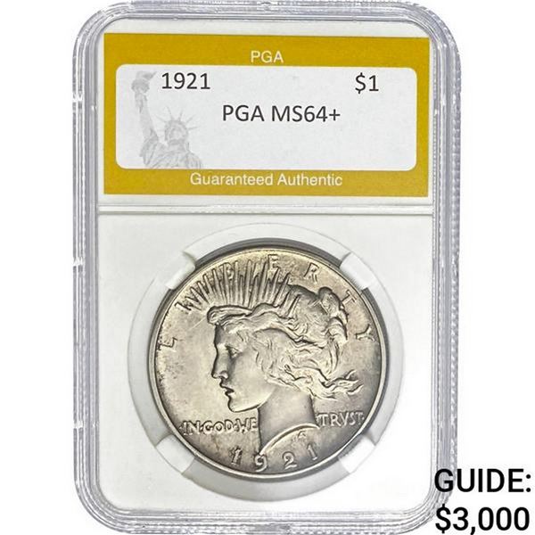 1921 Peace Dollar PGA MS64+ MS64+