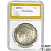 Image 1 : 1890-S Morgan Dollar PGA MS64+ MS64+