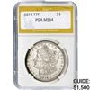 Image 1 : 1878 7TF Morgan Dollar PGA MS64 MS64