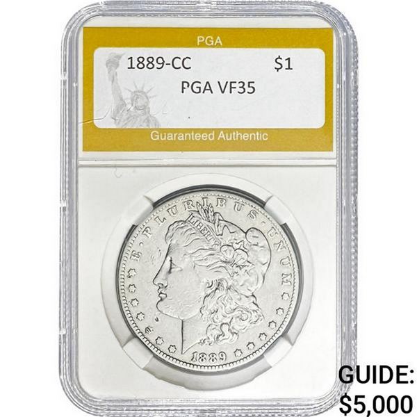 1889-CC Morgan Dollar PGA VF35 VF35