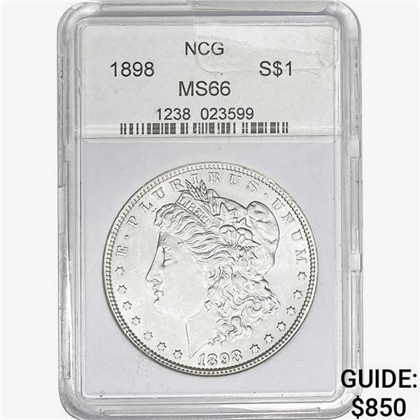 1898 Morgan Silver Dollar NCG MS66