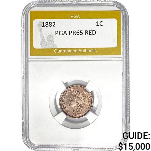 1882 Indian Head Cent PGA PR65 RED PR65