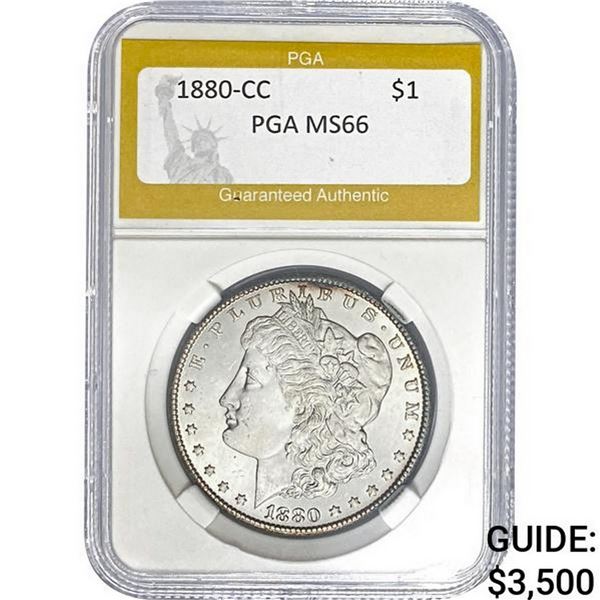 1880-CC Morgan Dollar PGA MS66 MS66