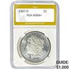1887-O Morgan Silver Dollar PGA MS64+ MS64+