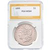 Image 1 : 1899 Morgan Silver Dollar PGA MS64