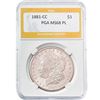 Image 1 : 1881-CC Morgan Dollar PGA MS68 PL