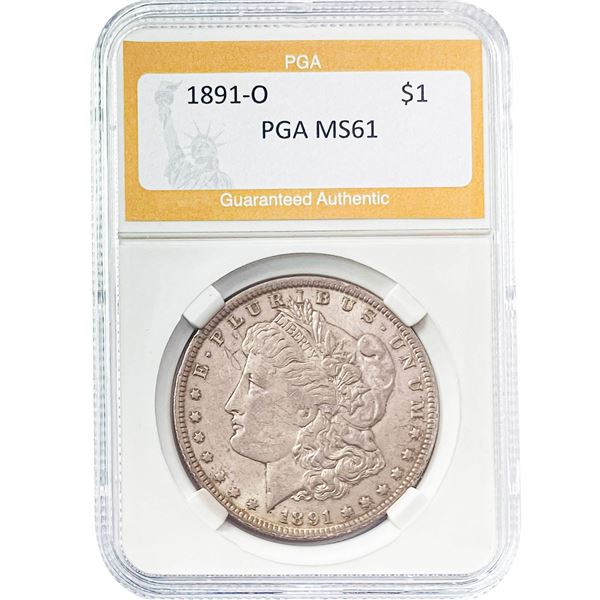 1891-O Morgan Dollar PGA MS61