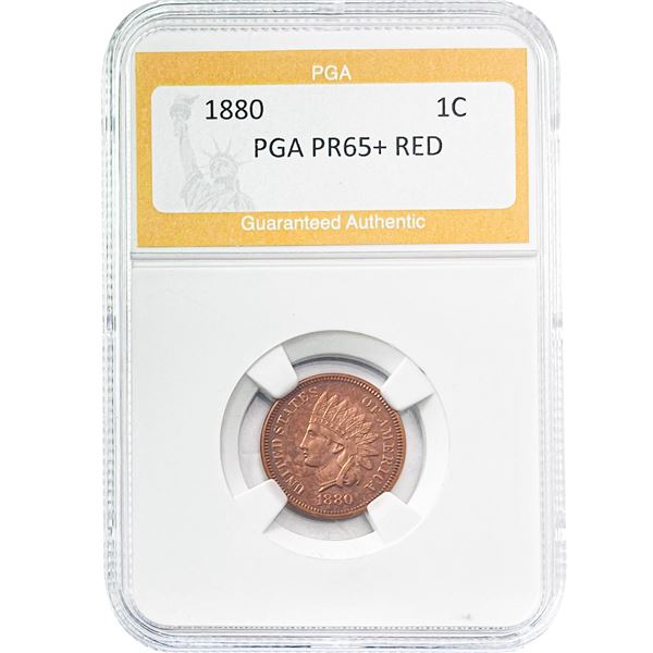 1880 Indian Head Cent PGA PR65+ RED