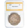 Image 1 : 1887 Morgan Dollar PGA MS65+