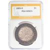 1889-O Morgan Silver Dollar PGA MS63+