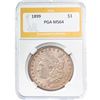 Image 1 : 1899 Morgan Silver Dollar PGA MS64