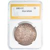 Image 1 : 1883-CC Morgan Silver Dollar PGA MS66