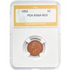 Image 1 : 1892 Indian Head Cent PGA MS64 RED