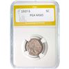 1937-S Buffalo Nickel PGA MS65