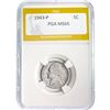 1943-P Jefferson Nickel PGA MS66