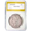 Image 1 : 1878 8TF Morgan Dollar PGA MS66