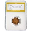 Image 1 : 1881 1C PGA MS65 RED
