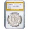 Image 1 : 1882-CC Morgan Dollar PGA MS65