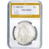 1883-CC Morgan Dollar PGA MS65