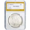 1925-S Peace Dollar PGA MS63