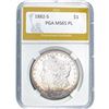 1882-S Morgan Silver Dollar PGA MS65 PL