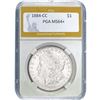 1884-CC Morgan Dollar PGA MS64+