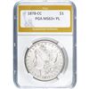 Image 1 : 1878-CC Morgan Dollar PGA MS63+ PL