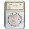 Image 1 : 1934 Peace Dollar PGA MS64