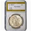 Image 1 : 1883-S Morgan Dollar PGA MS64