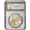 1924-S Peace Dollar PGA MS64