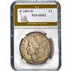 1897-O Morgan Dollar PGA MS62