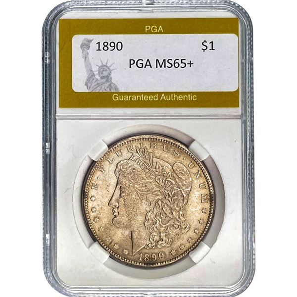 1890 Morgan Silver Dollar PGA MS65+