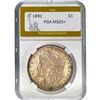 1890 Morgan Silver Dollar PGA MS65+
