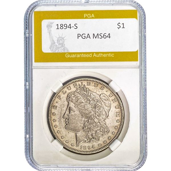 1894-S Morgan Dollar PGA MS64