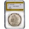 1878 8TF Morgan Dollar PGA MS65