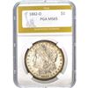 1882-O Morgan Silver Dollar PGA MS65