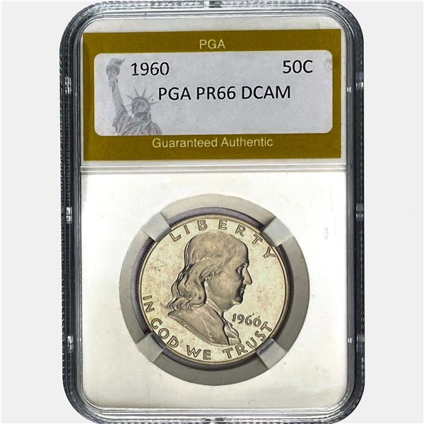 1960 Franklin Half Dollar PGA PR66 DCAM