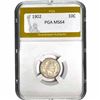 Image 1 : 1902 Barber Dime PGA MS64