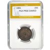 Image 1 : 1881 25C PGA PR66 CAMEO